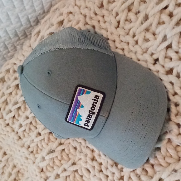 Patagonia logo snap back baseball trucker cap OS - Picture 5 of 6